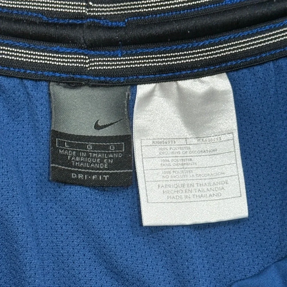 VTG Nike Silver Tag 00s Dri-FIT Running Shorts Blue Athletic Gym Workout Mens L‎